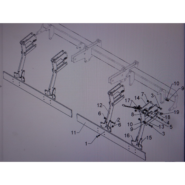 LEMKEN QUARZ F - PLANCHE NIVELEUSE