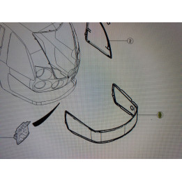 CLAAS GRILLE CAPOT ARES -07 / ARION