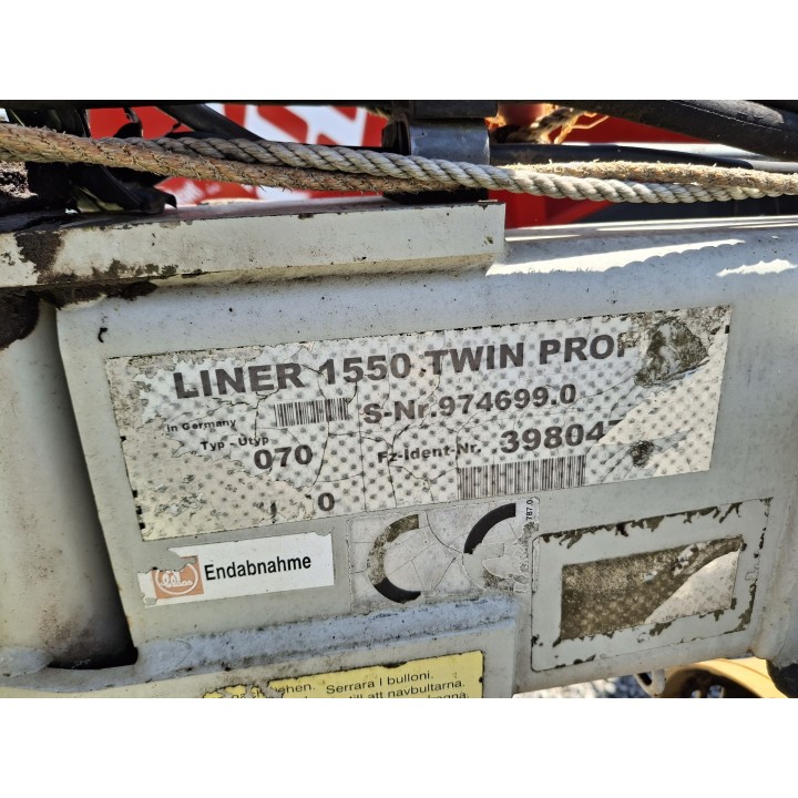 CLAAS LINER 1550 TWIN Profil